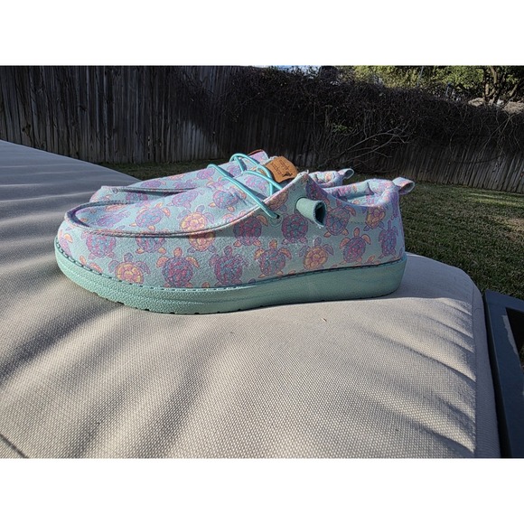 Simply Southern Slip On Shoes womans pink turtle Size 9 - Picture 2 of 13